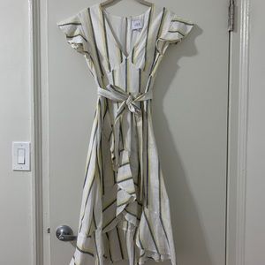 J.O.A midi wrap dress